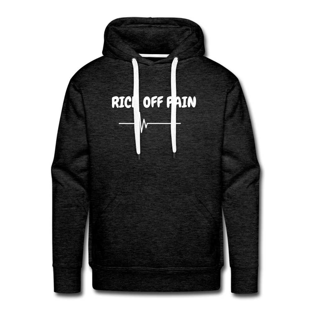 Men’s Hoodie (WHITE LETTERING) - charcoal grey