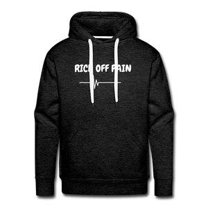 Men’s Hoodie (WHITE LETTERING) - charcoal grey