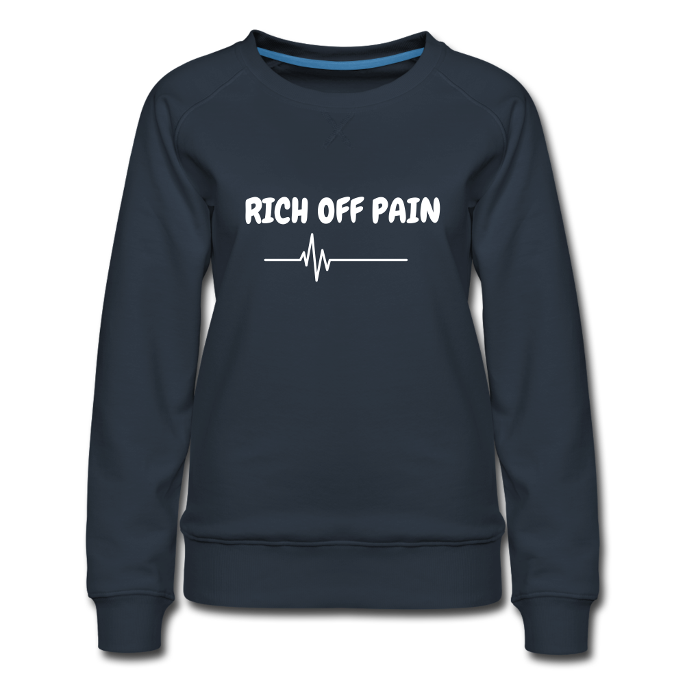 RICH OFF PAIN Women's Sweater - navy