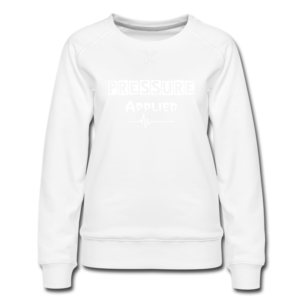 PRESSURE APPLIED - Women’s Sweatshirt - white