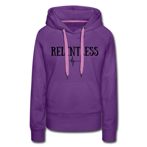 RELENTLESS- WOMEN'S HOODIE - purple