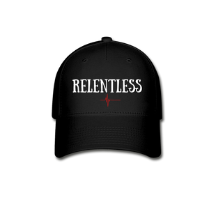 RELENTESS - Baseball Cap - black