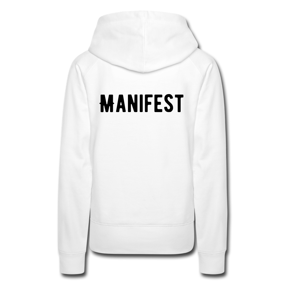 MINDING MY BLACK OWNED BUSINESS - WOMEN'S HOODIE - white