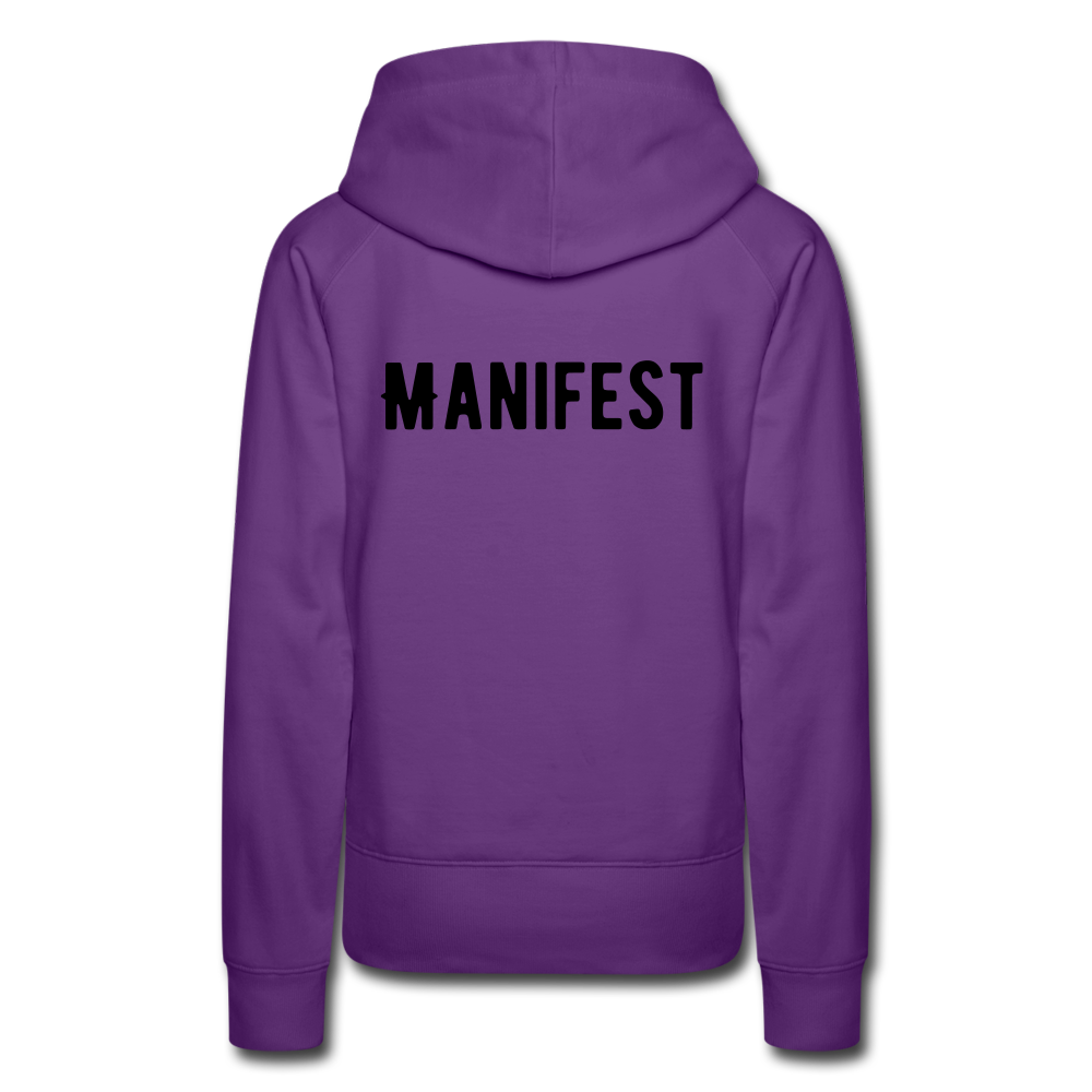 MINDING MY BLACK OWNED BUSINESS - WOMEN'S HOODIE - purple
