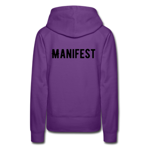 MINDING MY BLACK OWNED BUSINESS - WOMEN'S HOODIE - purple