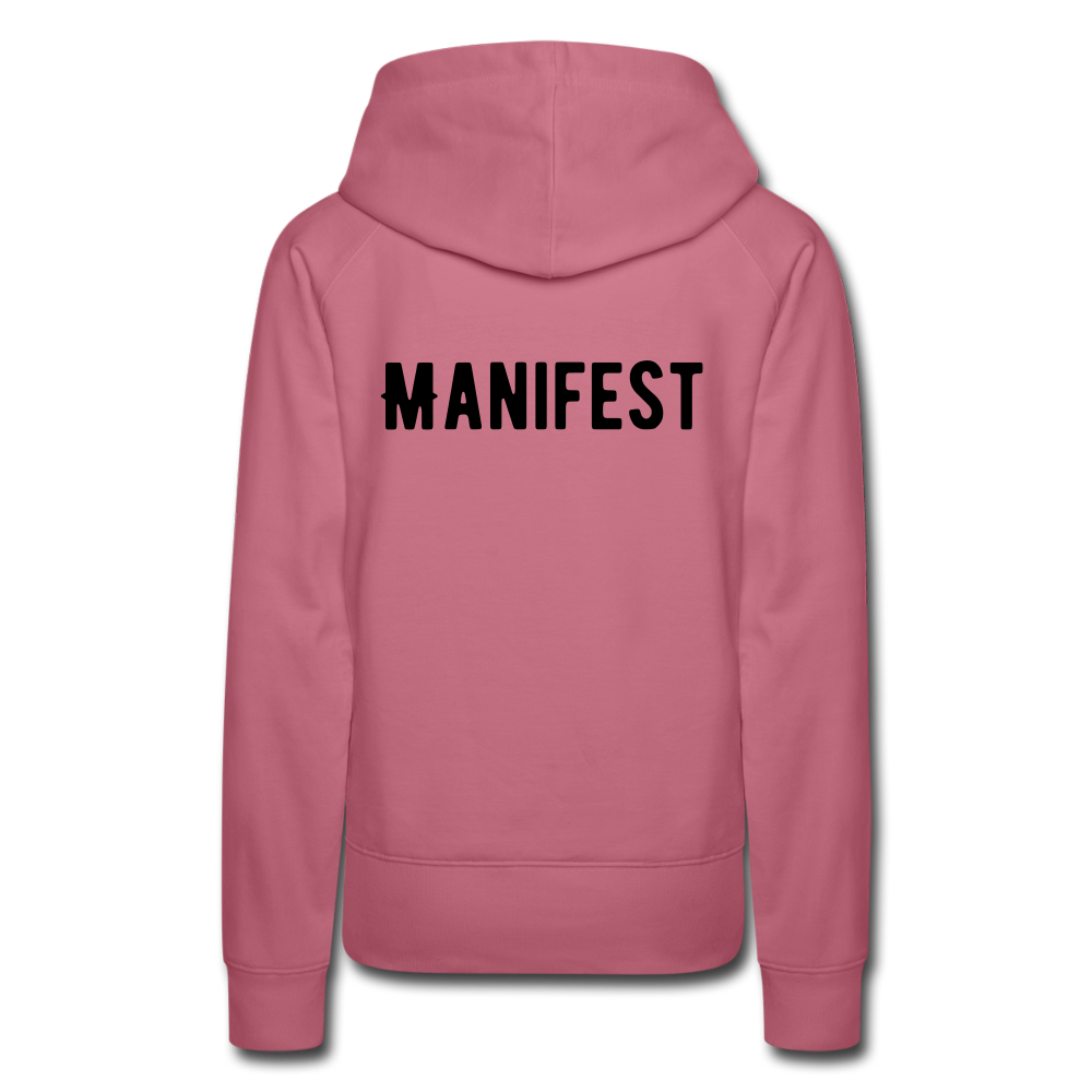 MINDING MY BLACK OWNED BUSINESS - WOMEN'S HOODIE - mauve