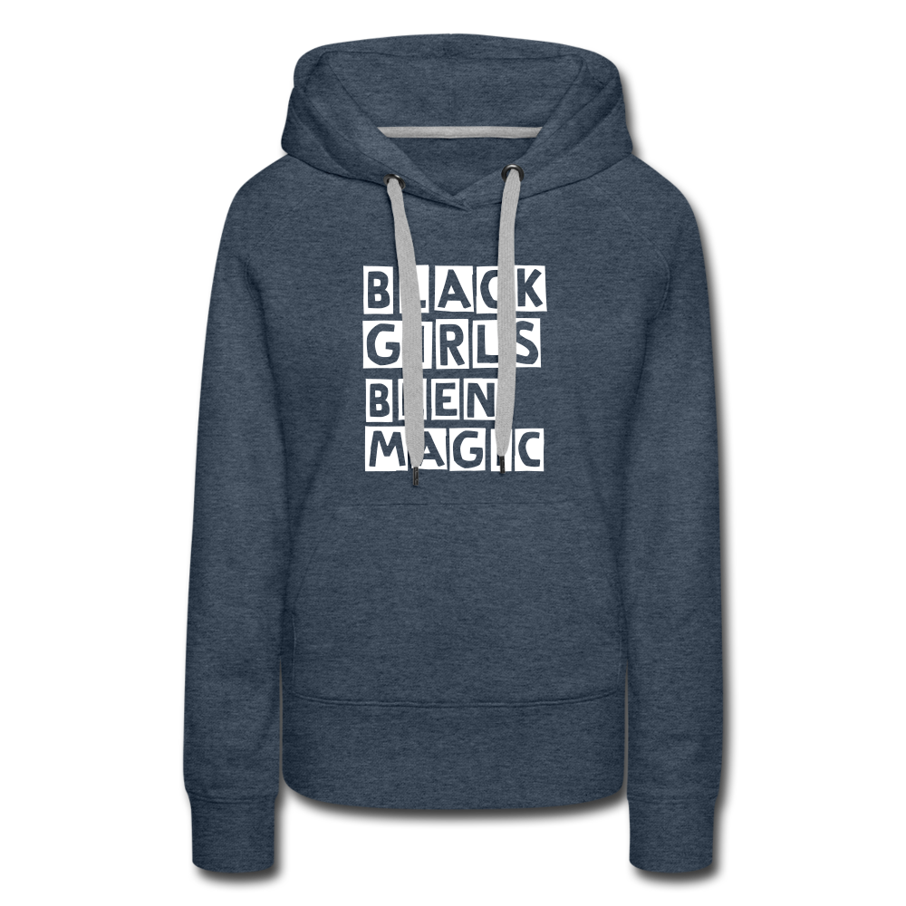 Women’s Premium Hoodie - heather denim