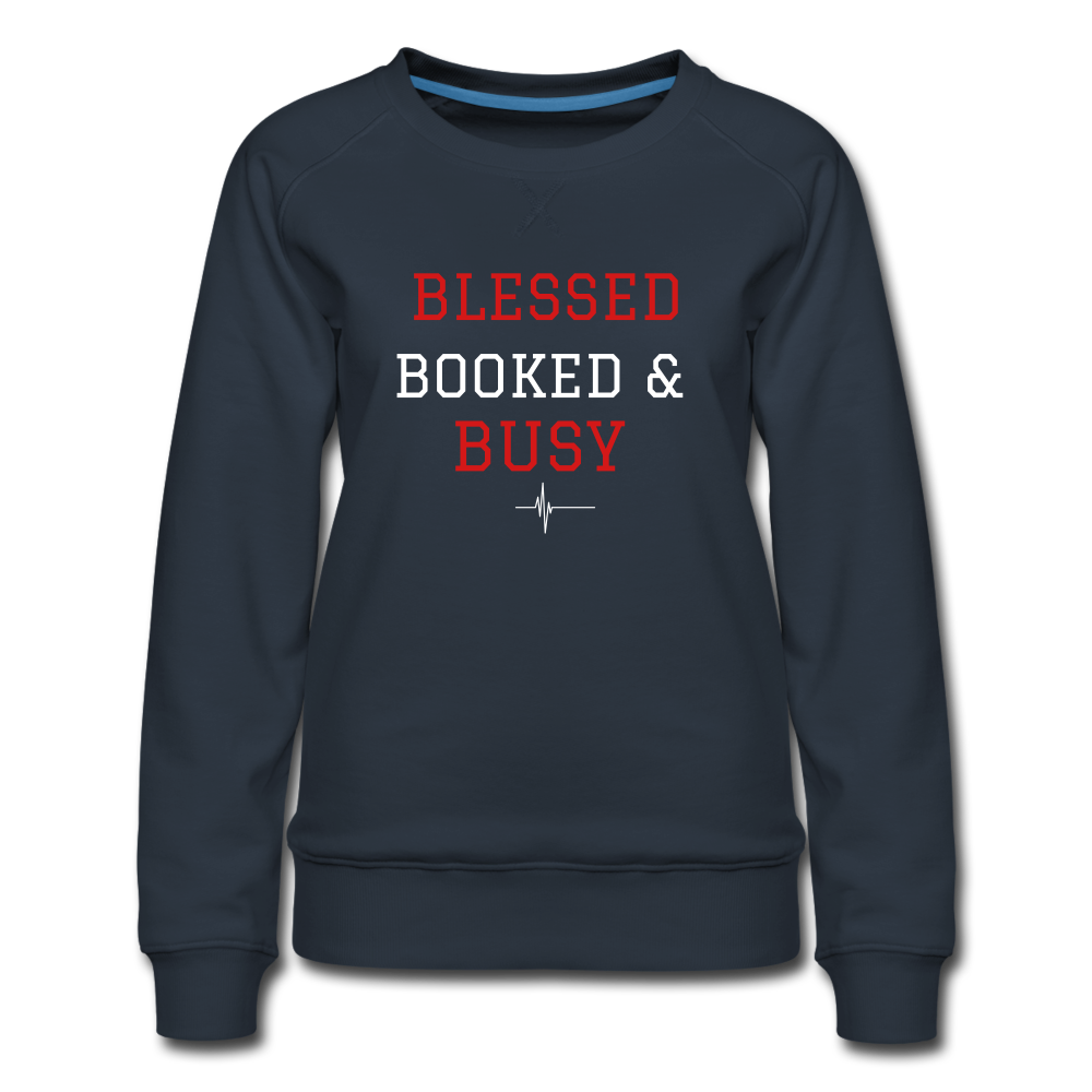 BOOKED & BUSY - Sweatshirt - navy