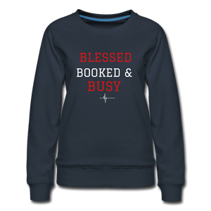 BOOKED & BUSY - Sweatshirt - navy