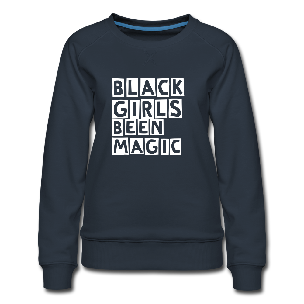 BLACK GIRLS BEEN MAGIC - Sweatshirt - navy