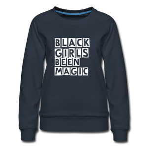 BLACK GIRLS BEEN MAGIC - Sweatshirt - navy