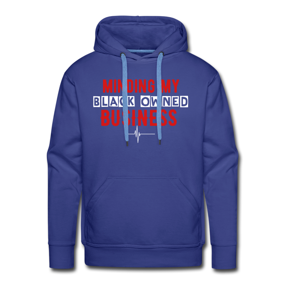 MINDING MY BLACK OWNED BUSINESS - Men’s Hoodie - royalblue