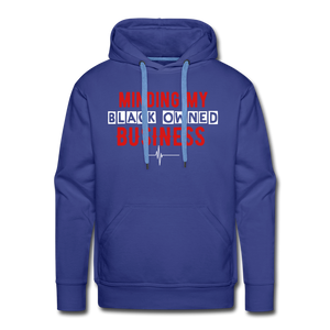 MINDING MY BLACK OWNED BUSINESS - Men’s Hoodie - royalblue
