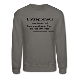 Crewneck Sweatshirt - asphalt gray