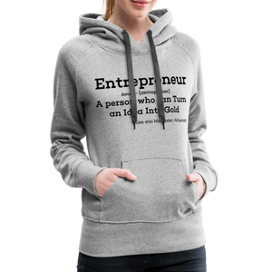 Entrepreneur Hoodie - heather grey