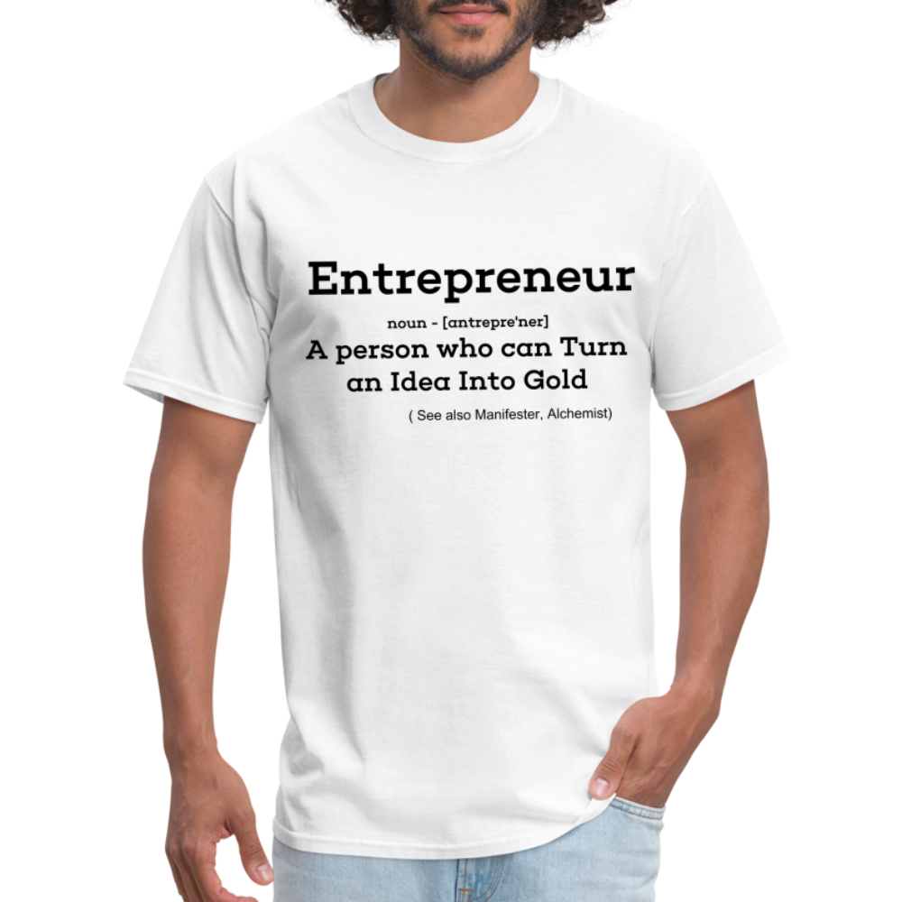 Entrepreneur Unisex TShirt - white