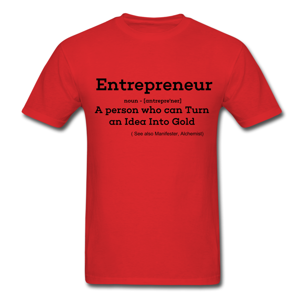 Entrepreneur Unisex TShirt - red