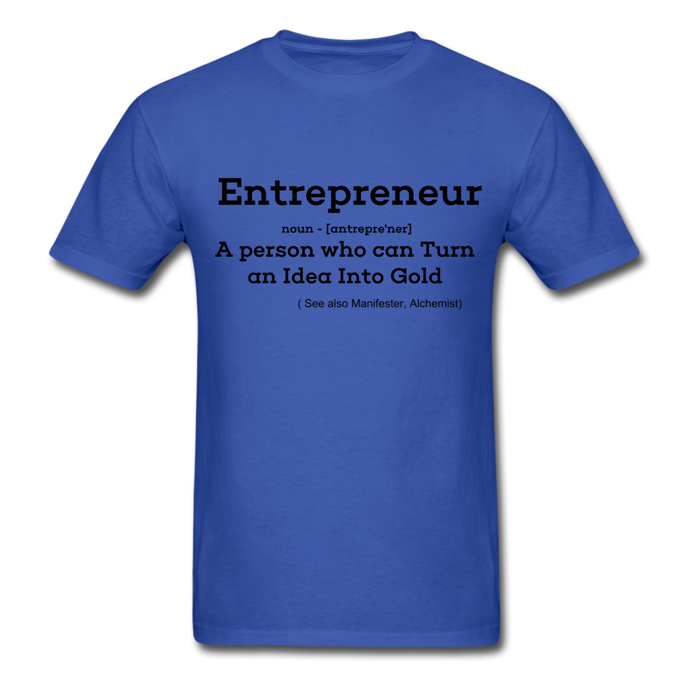 Entrepreneur Unisex TShirt - royal blue