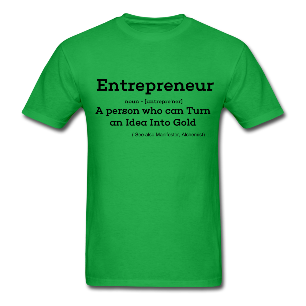 Entrepreneur Unisex TShirt - bright green