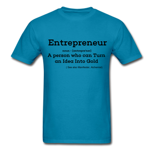 Entrepreneur Unisex TShirt - turquoise