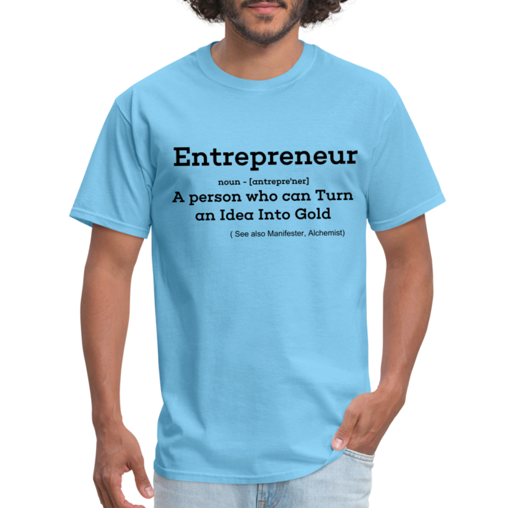 Entrepreneur Unisex TShirt - aquatic blue