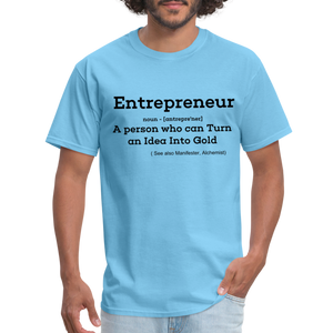 Entrepreneur Unisex TShirt - aquatic blue