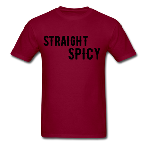 STRAIGHT SPICY TSHIRT - burgundy