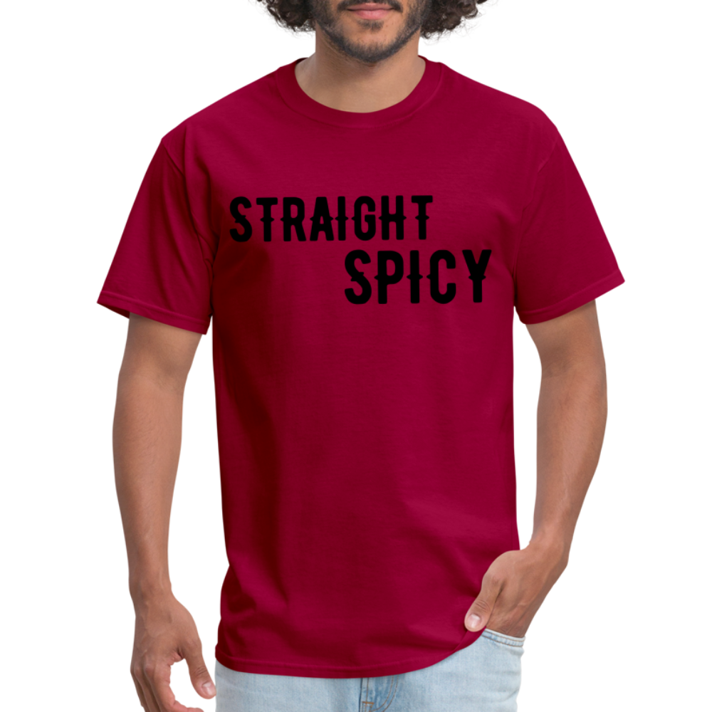 STRAIGHT SPICY TSHIRT - dark red