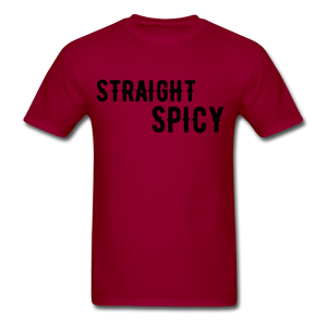 STRAIGHT SPICY TSHIRT - dark red
