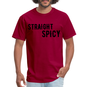 STRAIGHT SPICY TSHIRT - dark red