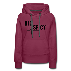 BIG SPICY Hoodie - burgundy