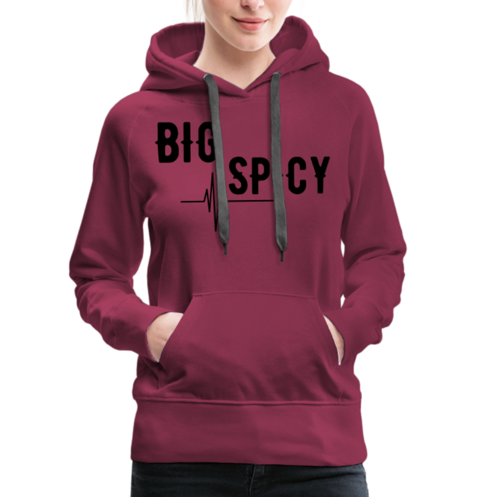 BIG SPICY Hoodie - burgundy