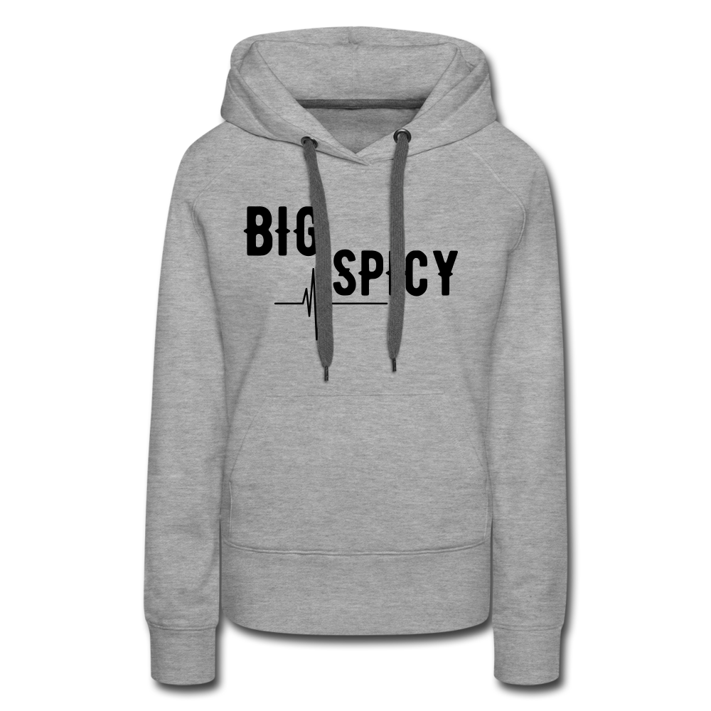 BIG SPICY Hoodie - heather grey