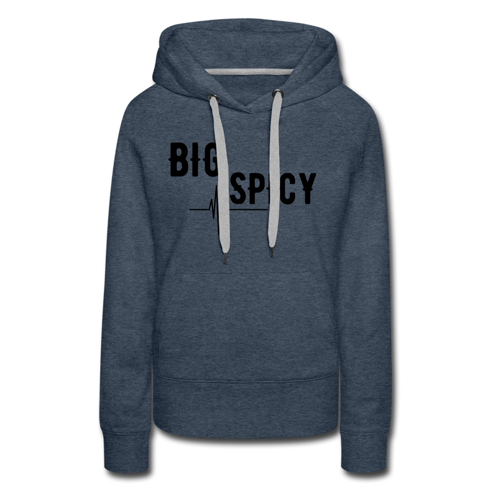 BIG SPICY Hoodie - heather denim