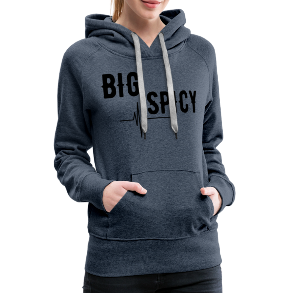 BIG SPICY Hoodie - heather denim