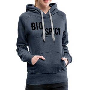 BIG SPICY Hoodie - heather denim