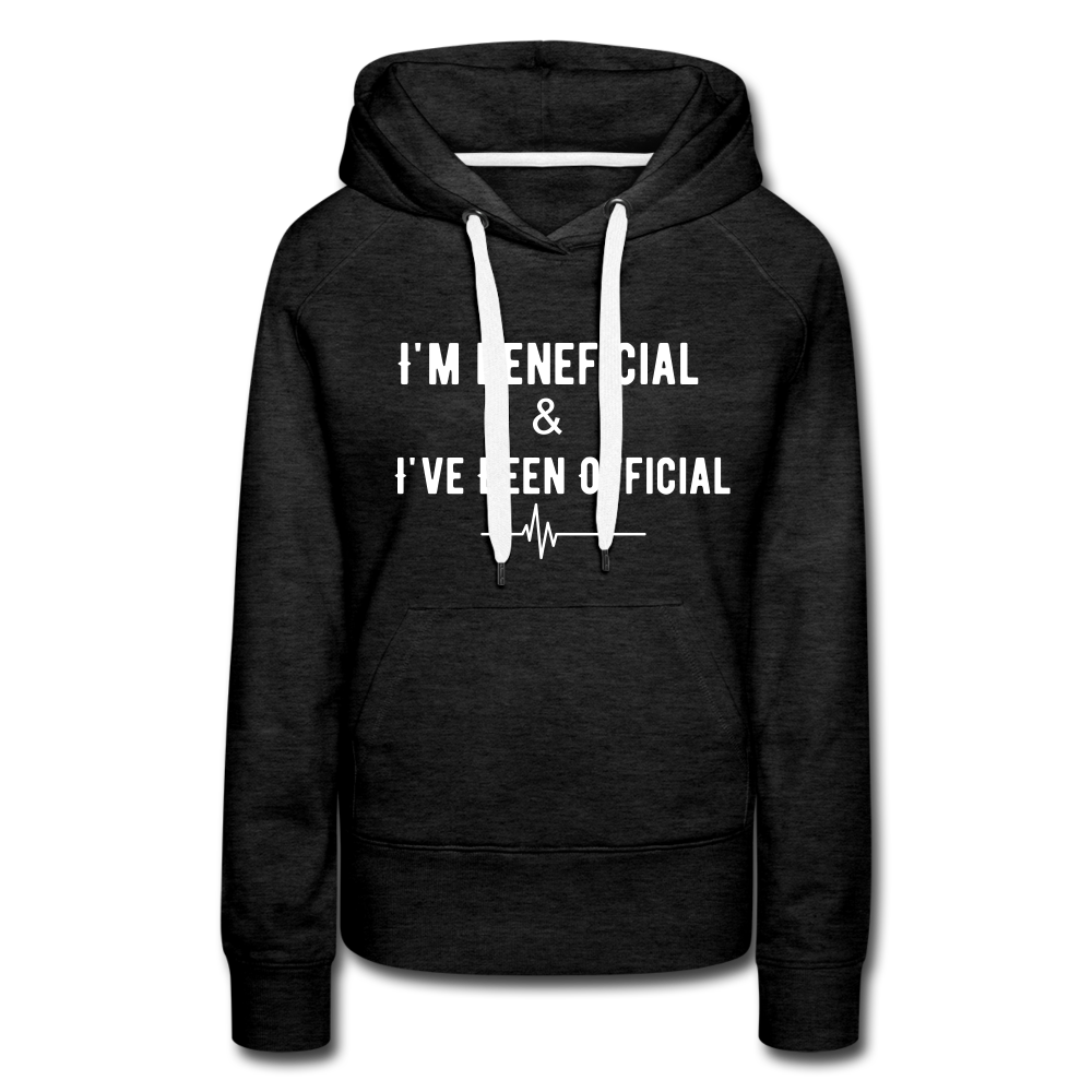 I've Been Official Hoodie - charcoal grey