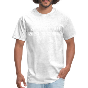 Stay Alert, Stay Alive T-Shirt - light heather gray