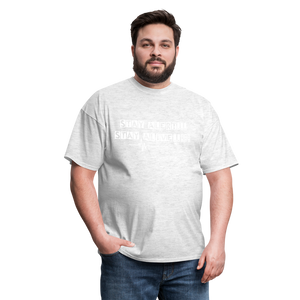 Stay Alert, Stay Alive T-Shirt - light heather gray