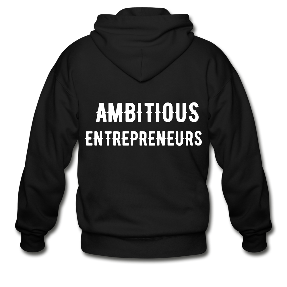 Ambitious Entrepreneurs Zip Hoodie - black