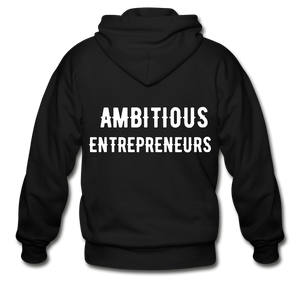 Ambitious Entrepreneurs Zip Hoodie - black