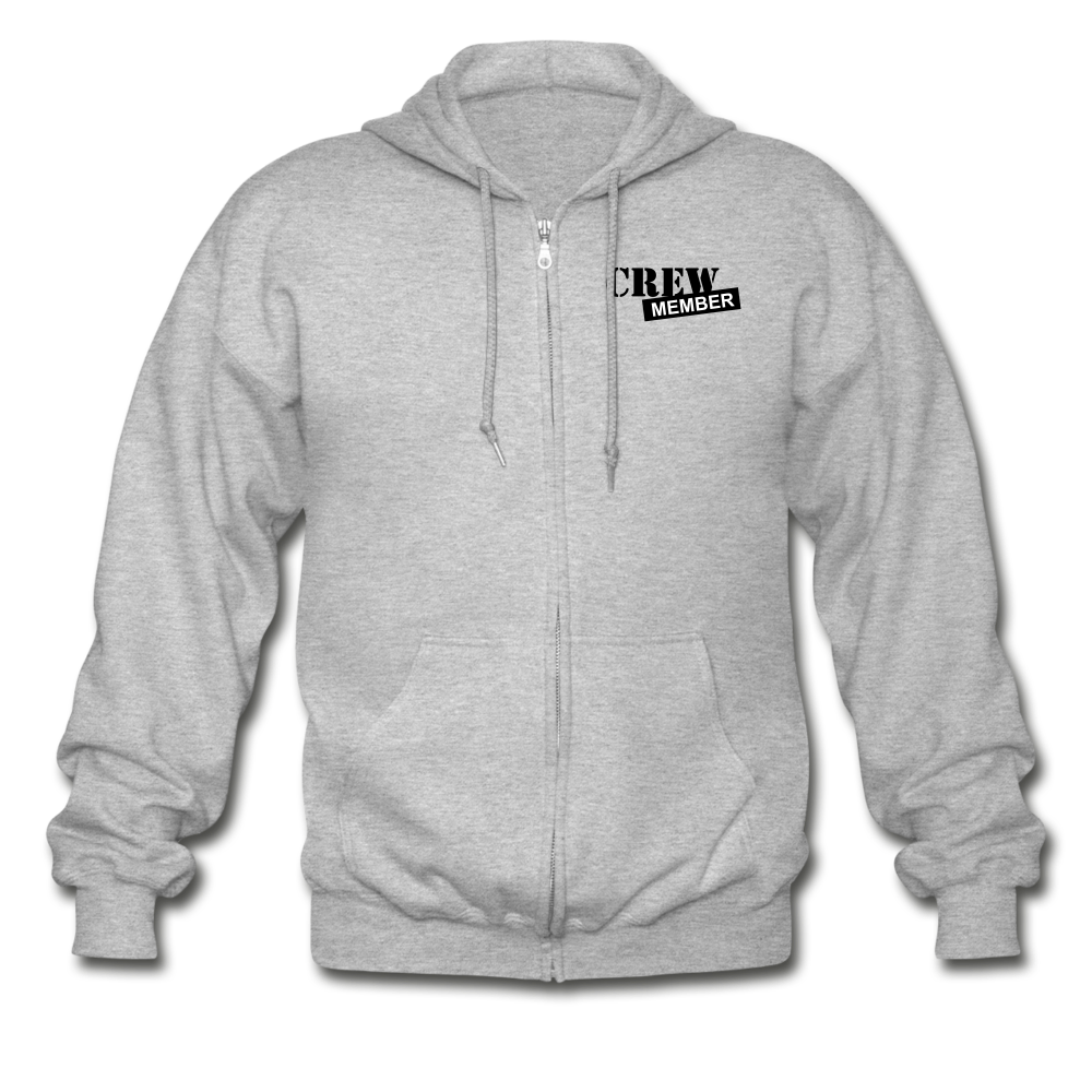 Ambitious Entrepreneurs Zip Hoodie - heather gray