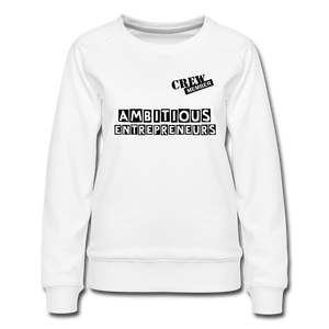 Ambitious Entrepreneurs Sweatshirt - white