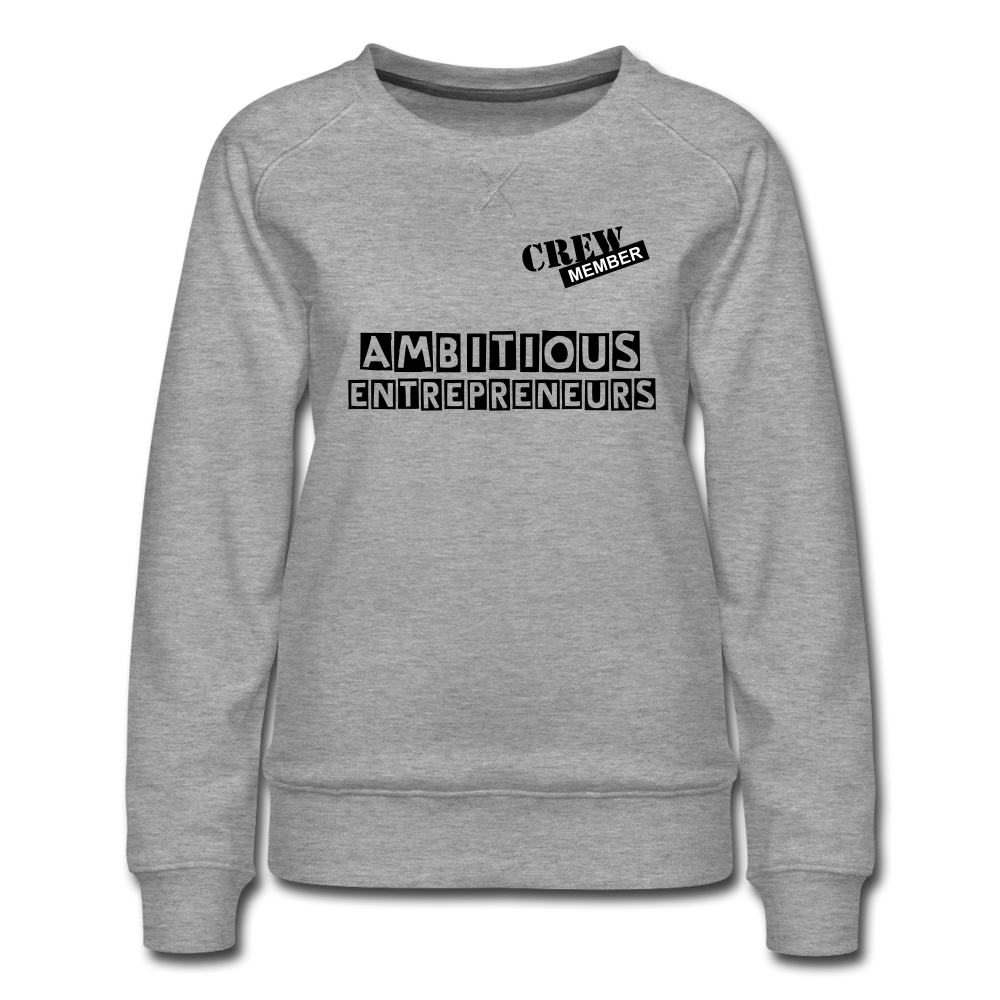 Ambitious Entrepreneurs Sweatshirt - heather grey
