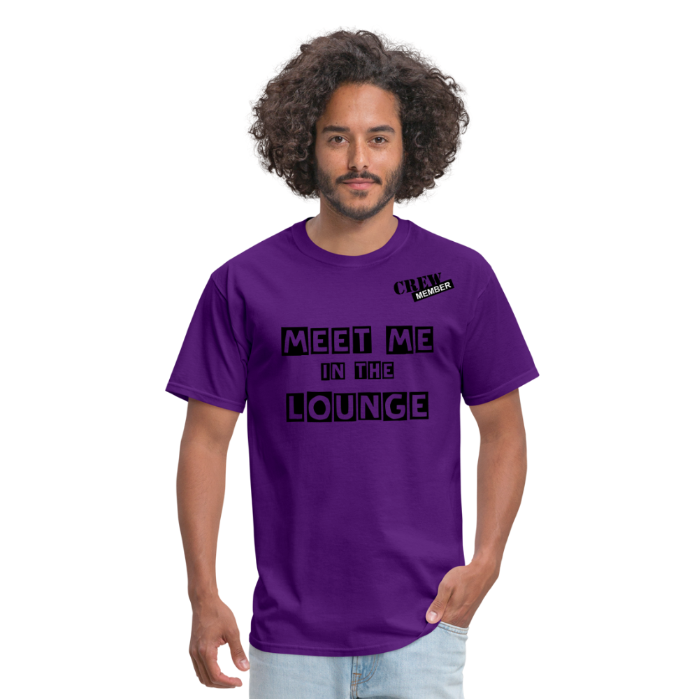 MEET ME IN THE LOUNGE MEN'S T-Shirt - purple