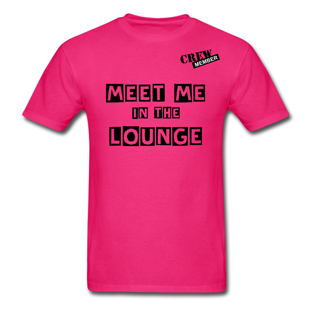 MEET ME IN THE LOUNGE MEN'S T-Shirt - fuchsia