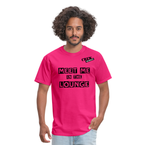 MEET ME IN THE LOUNGE MEN'S T-Shirt - fuchsia