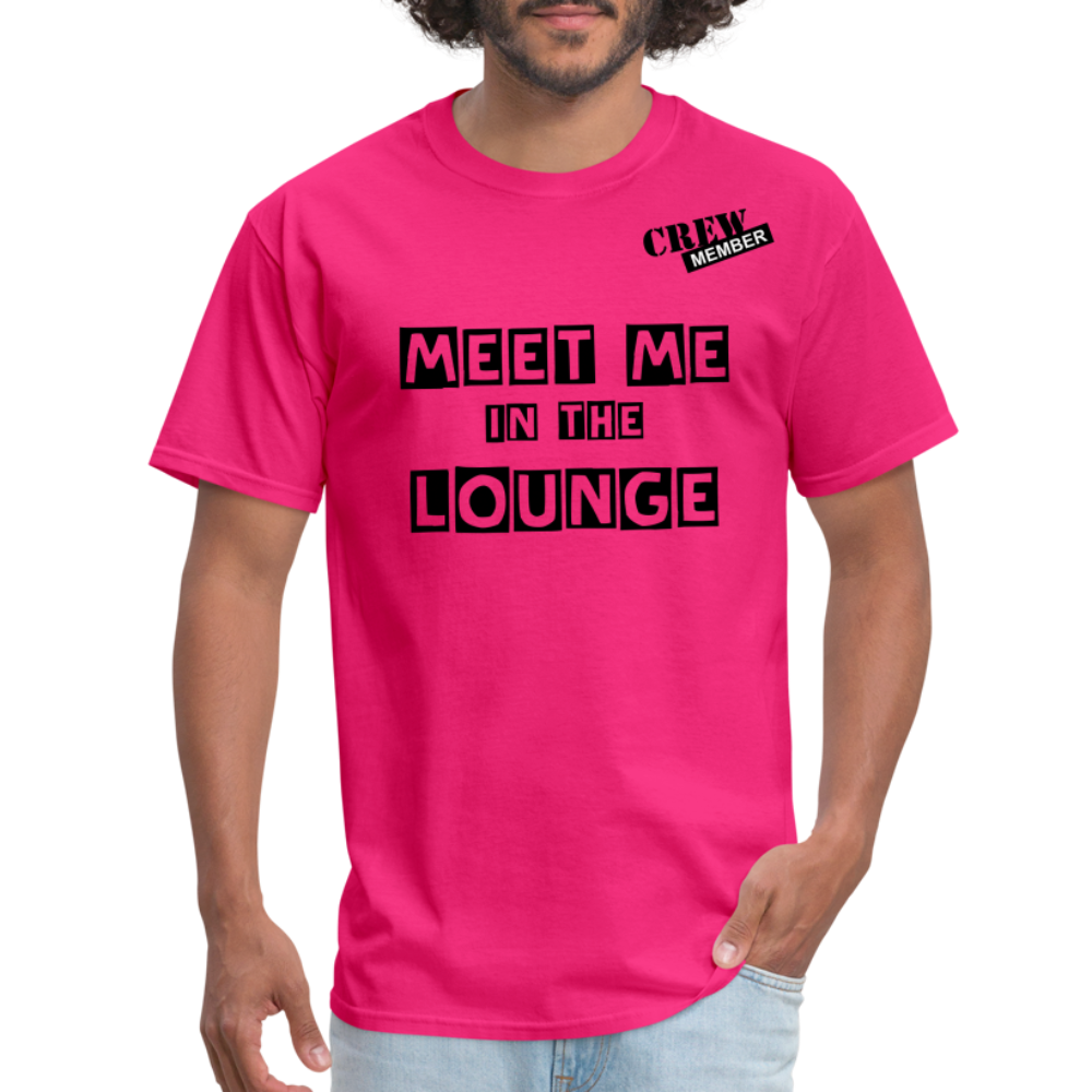 MEET ME IN THE LOUNGE MEN'S T-Shirt - fuchsia