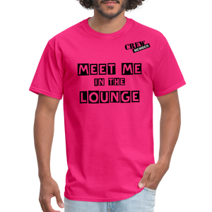 MEET ME IN THE LOUNGE MEN'S T-Shirt - fuchsia