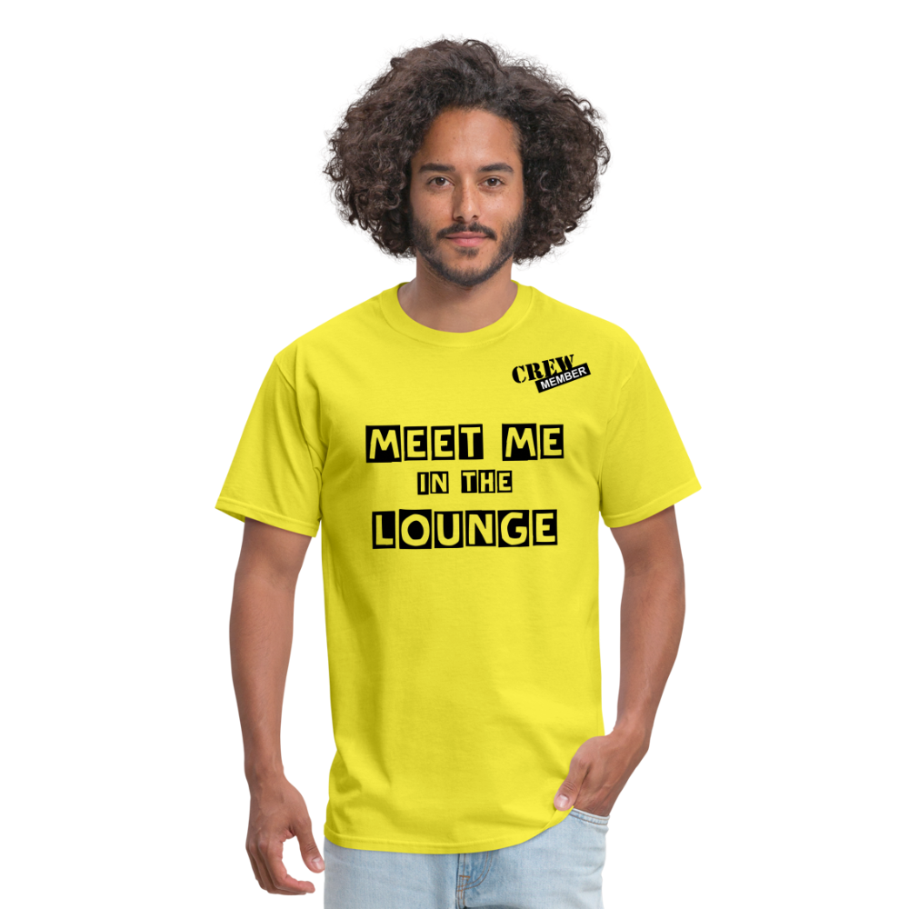 MEET ME IN THE LOUNGE MEN'S T-Shirt - yellow